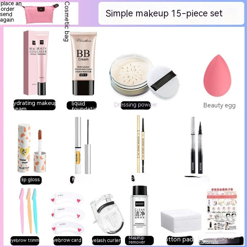 Coffret Maquillage Complet – Kit Cosmétiques Tendance Tout-en-Un