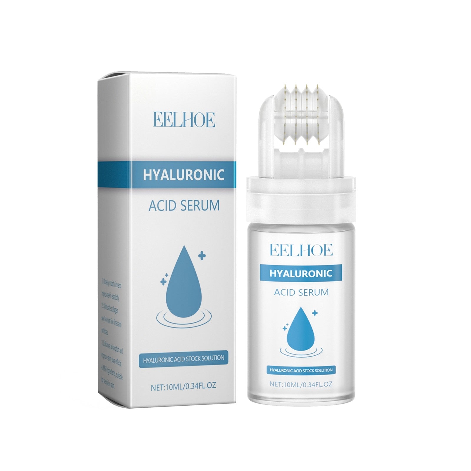 Rouleau Microneedling Acide Hyaluronique – Hydratation Intense & Anti-Rides