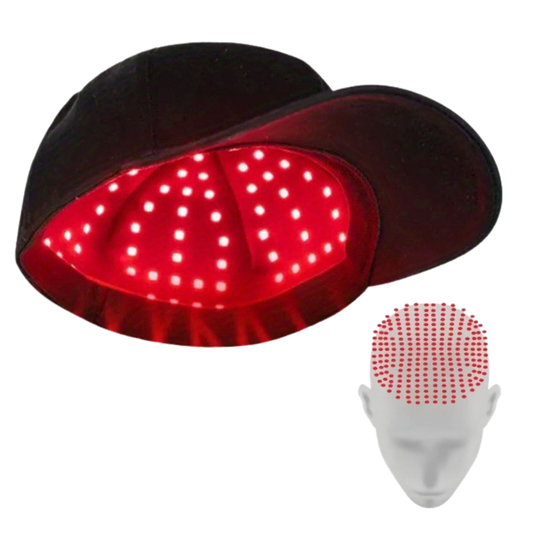 Casquette LED rouge – Accessoire de bien-être
