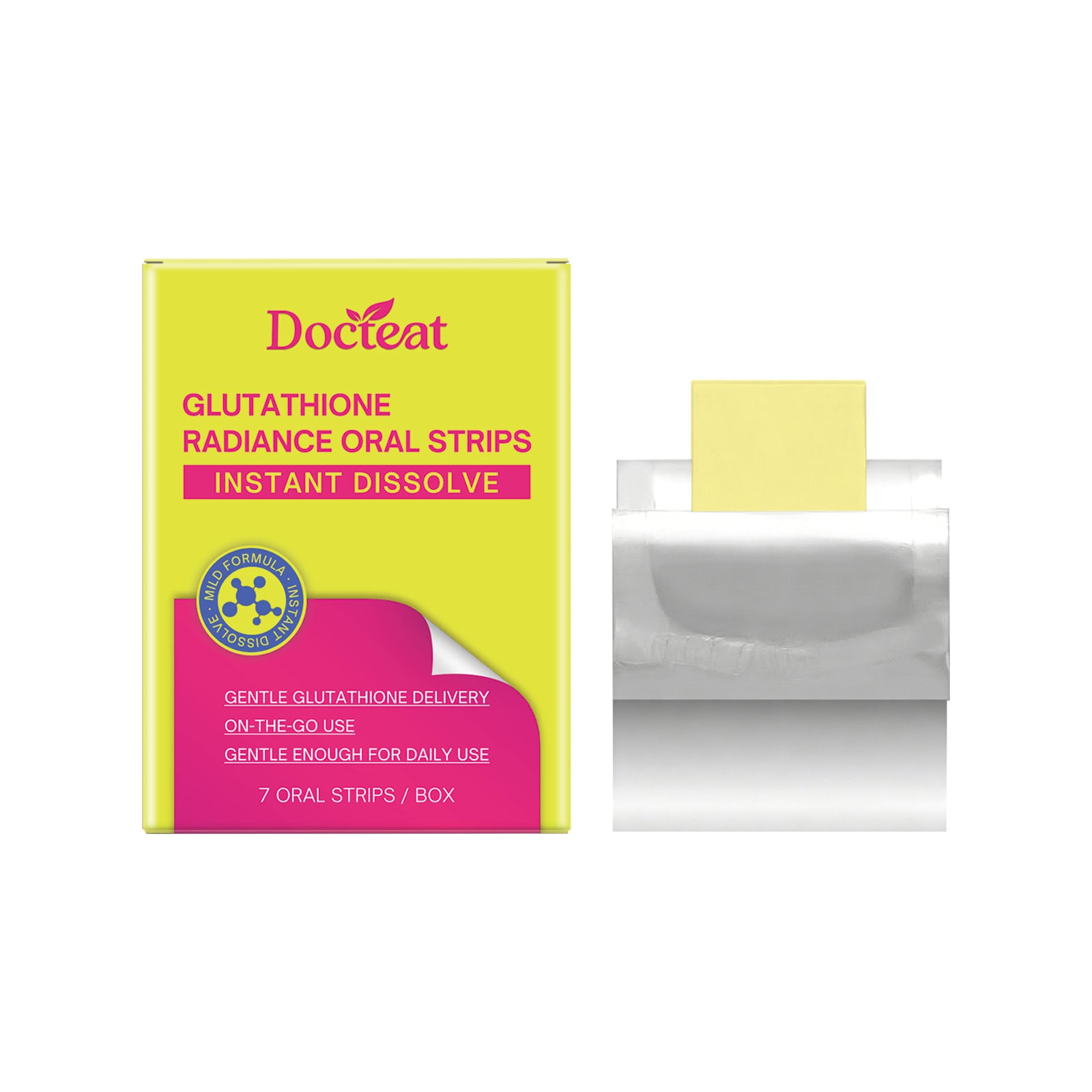 Patches Oraux Glutathion Éclaircissants – Soin Teint Lumineux & Unifiant