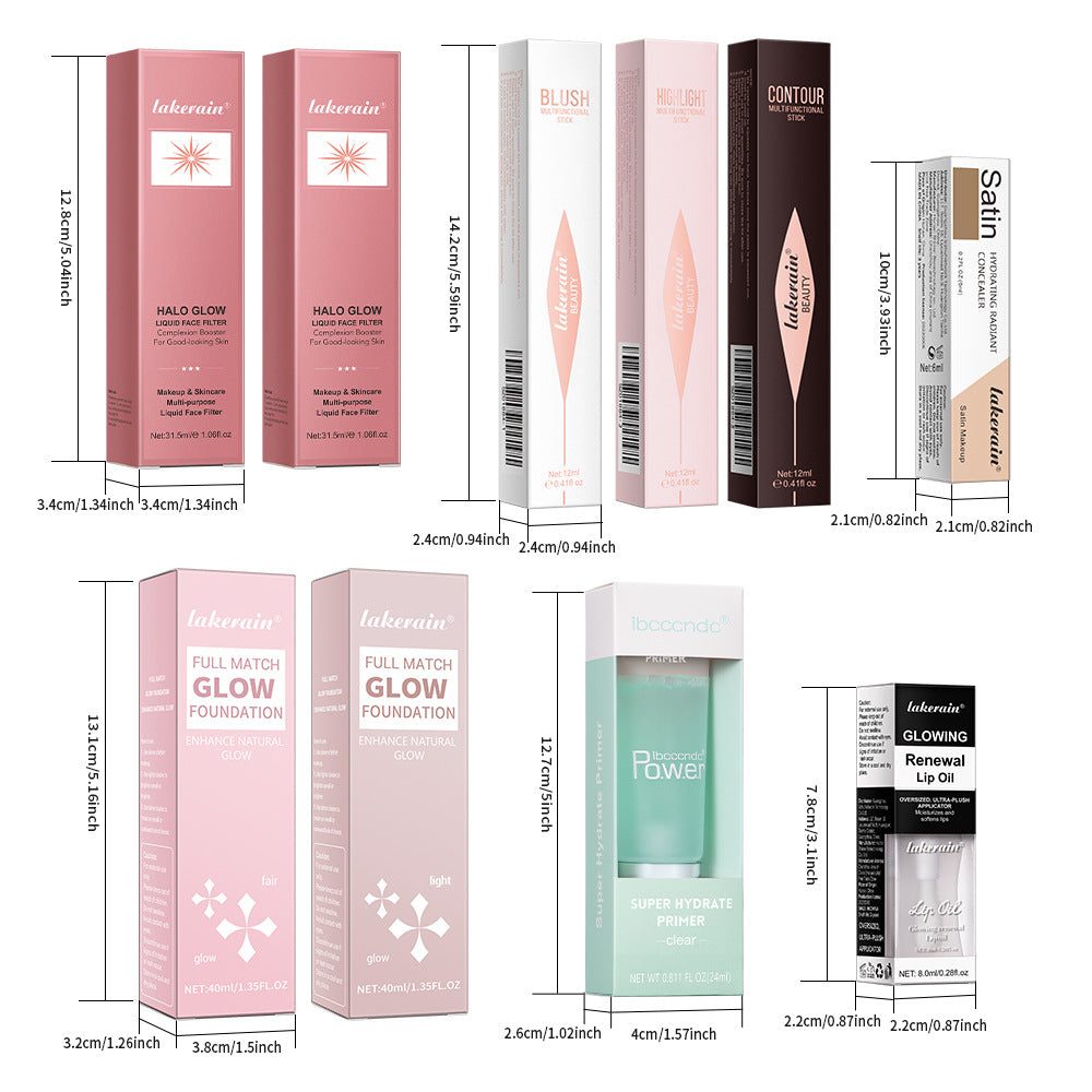 Kit Maquillage Visage Cosmétiques – Set Beauté Complet Teint Parfait