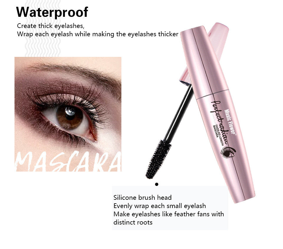 Mascara Longue Durée Recourbant – Volume &amp; Allongement Anti-Taches