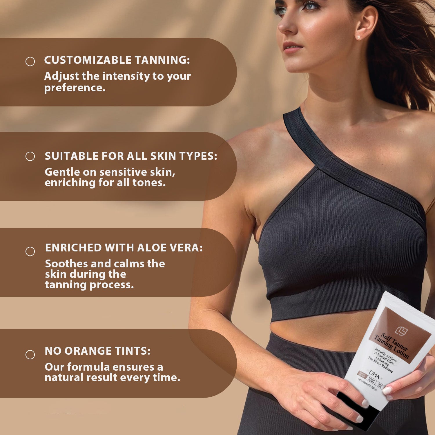 Lotion Corps Noire Hydratante 150ml – Soin Peau Douce &amp; Lumineuse