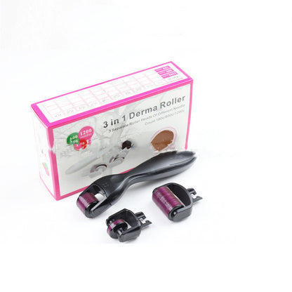 Rouleau Microneedling 3-en-1 – Soin Visage Multifonction Anti-Âge