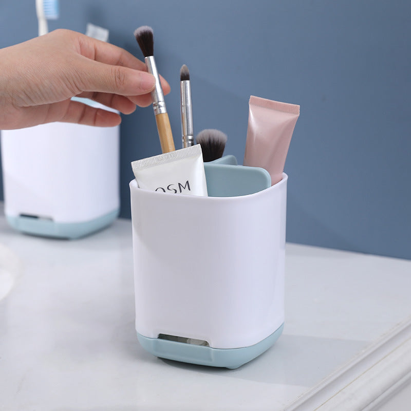 Organisateur Salle de Bain Cosmétiques – Rangement Dentifrice &amp; Accessoires