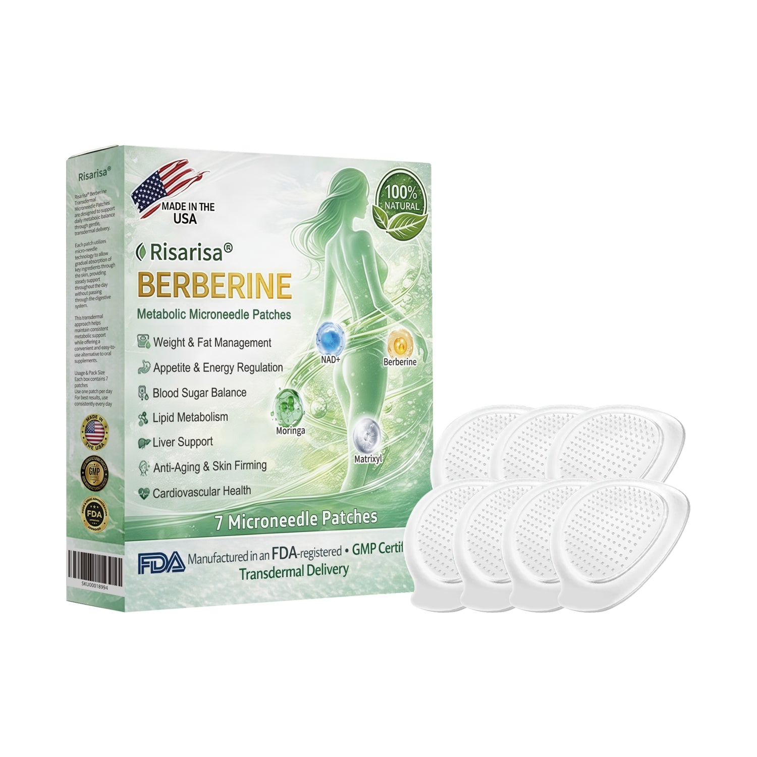 Patches Métaboliques Bien-Être – Microneedling Soin Corporel Actif