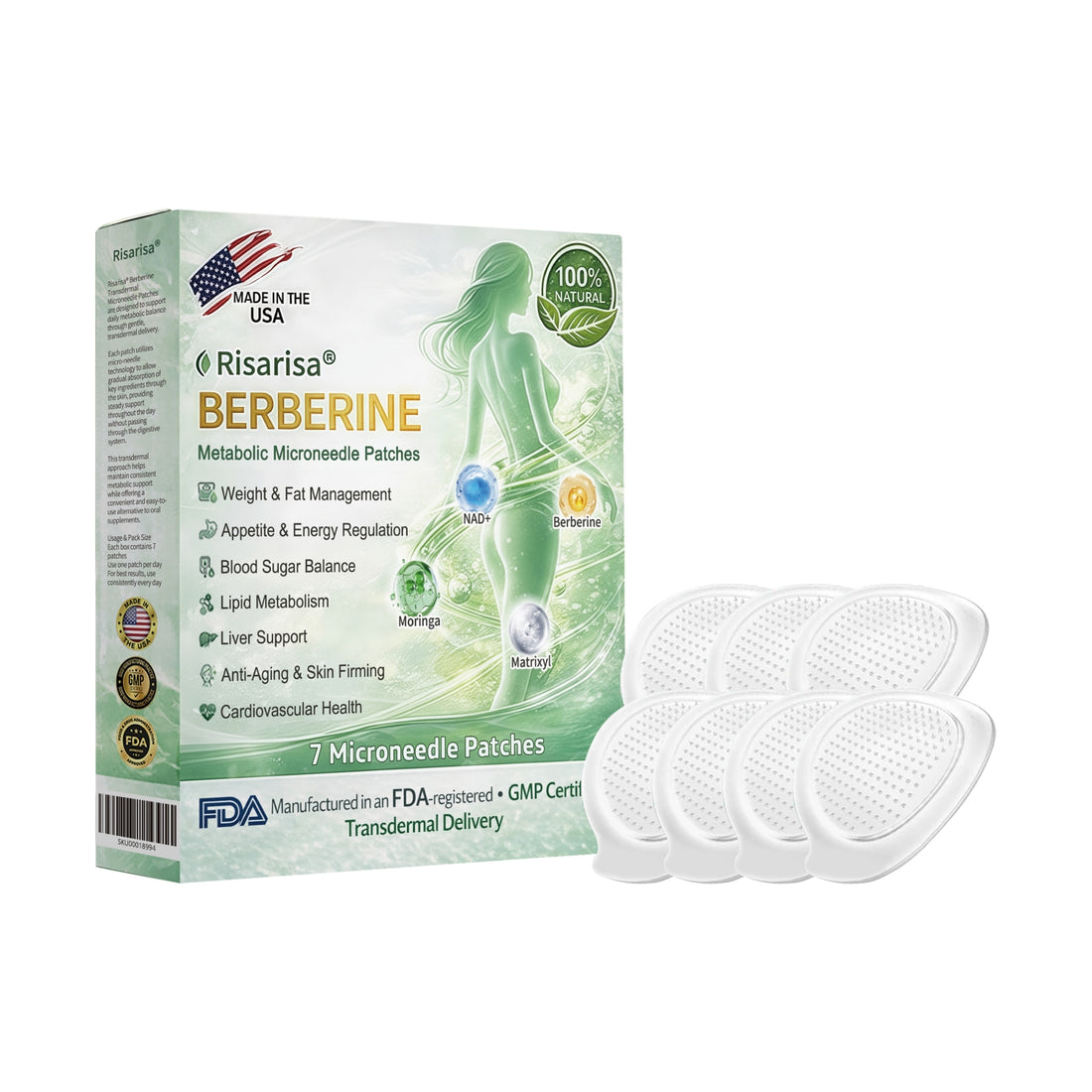 Patches Métaboliques Bien-Être – Microneedling Soin Corporel Actif