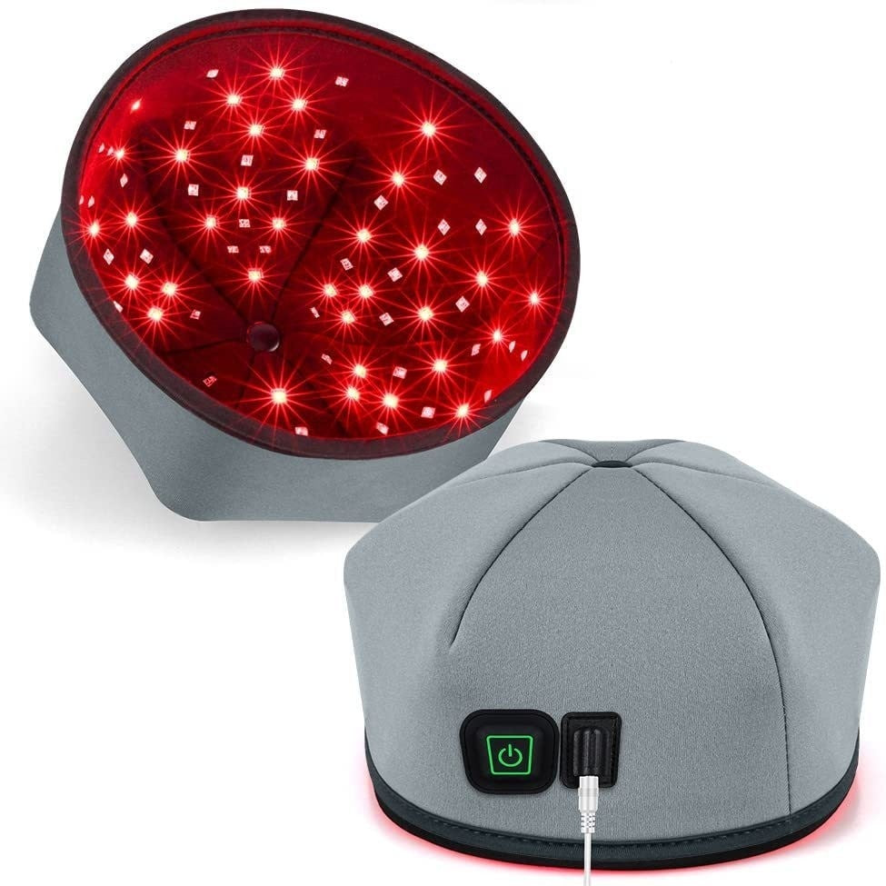 Casquette LED Rouge Repousse Cheveux – Soin Capillaire Infrarouge