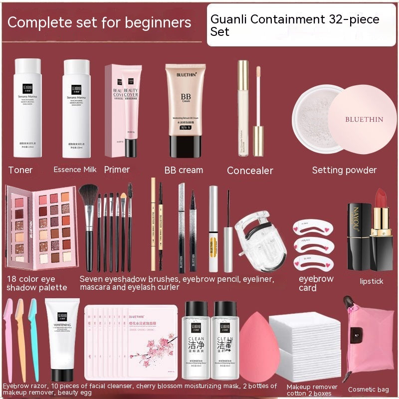 Coffret Maquillage Complet – Kit Cosmétiques Tendance Tout-en-Un