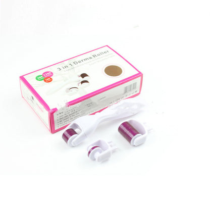 Rouleau Microneedling 3-en-1 – Soin Visage Multifonction Anti-Âge
