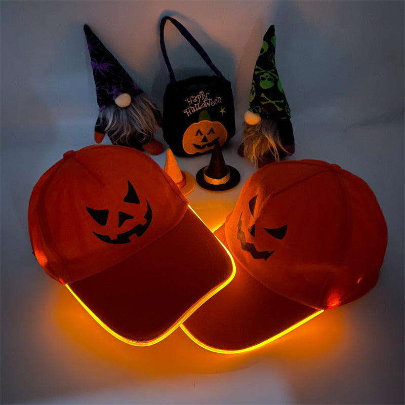 Casquette LED Halloween – Accessoire Fête Lumineux &amp; Original