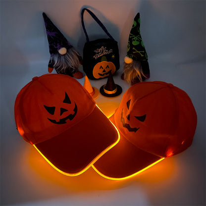 Casquette LED Halloween – Accessoire Fête Lumineux &amp; Original