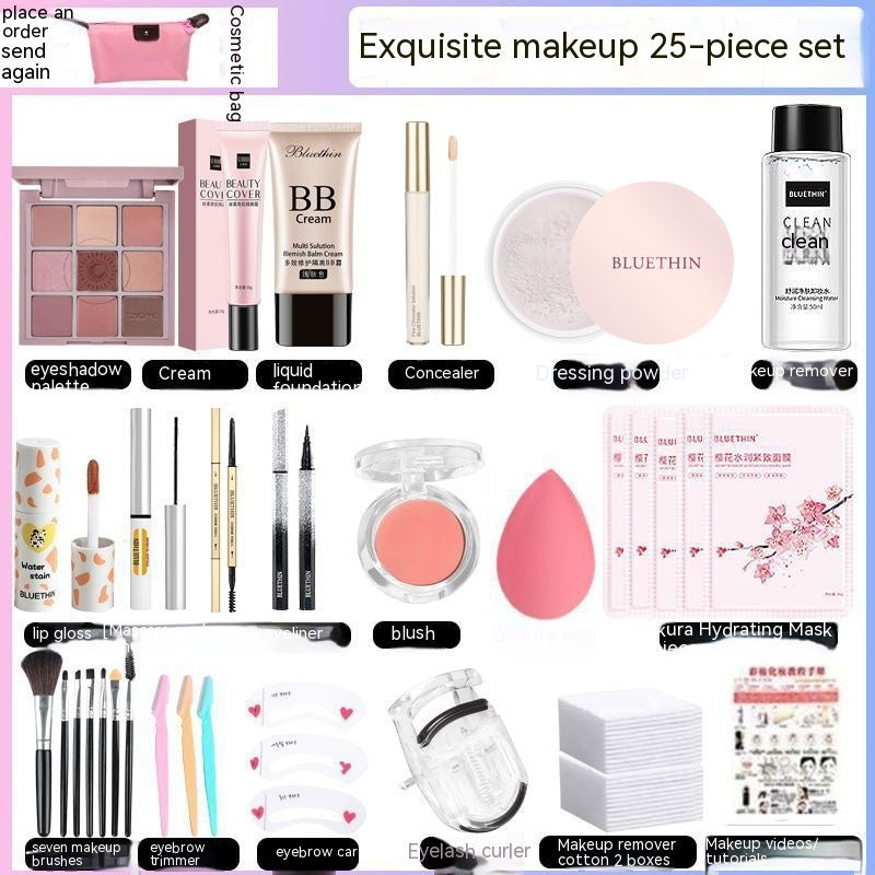 Coffret Maquillage Complet – Kit Cosmétiques Tendance Tout-en-Un