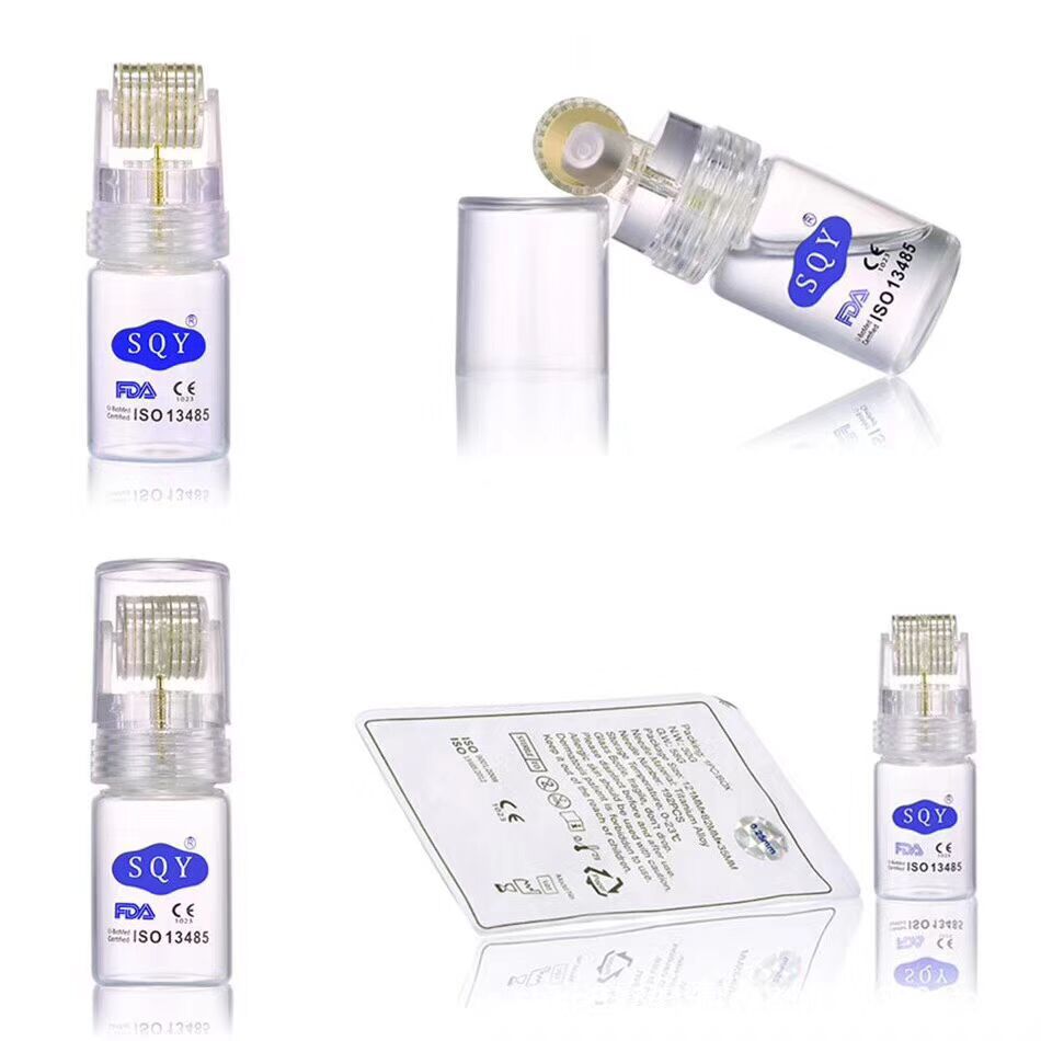 Rouleau Microneedling Or Automatique – Introducteur Beauté Anti-Âge