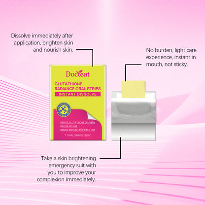 Patches Oraux Glutathion Éclaircissants – Soin Teint Lumineux &amp; Unifiant