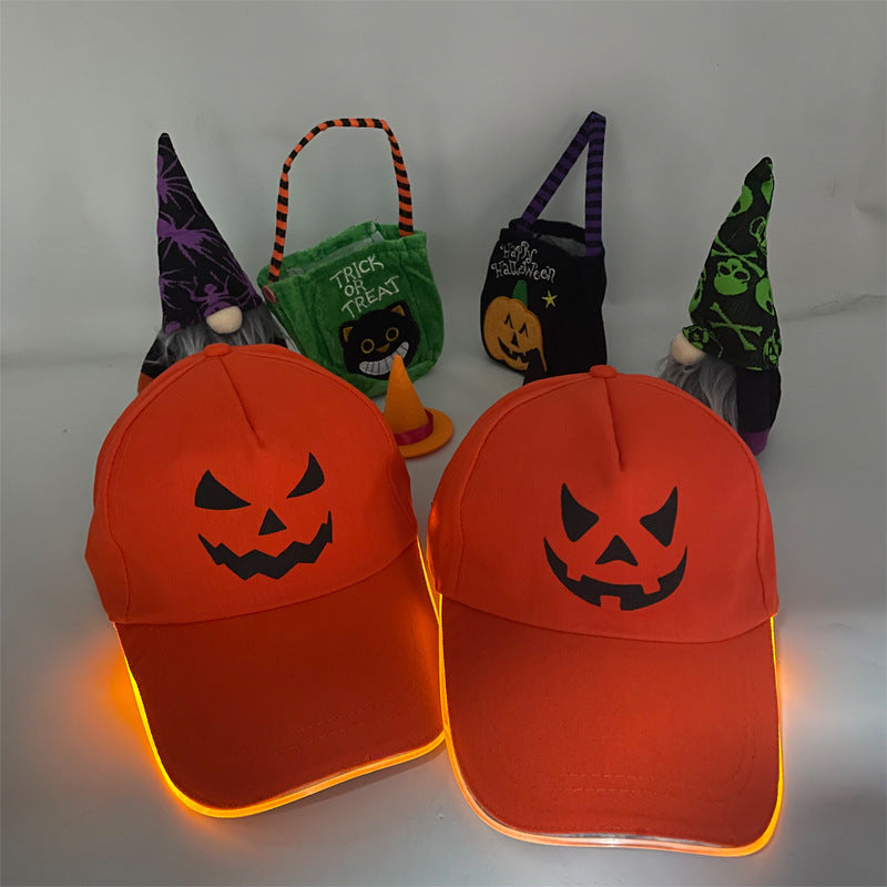 Casquette LED Halloween – Accessoire Fête Lumineux &amp; Original