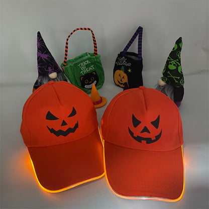 Casquette LED Halloween – Accessoire Fête Lumineux &amp; Original