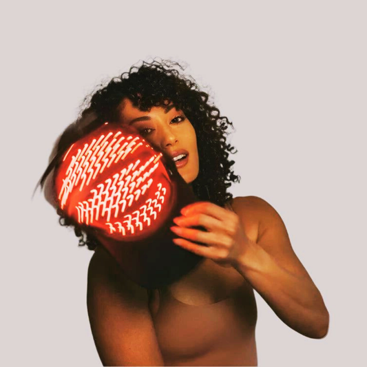 Casquette LED rouge – Accessoire de bien-être