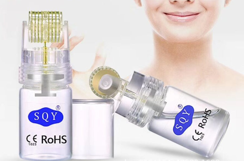 Rouleau Microneedling Or Automatique – Introducteur Beauté Anti-Âge