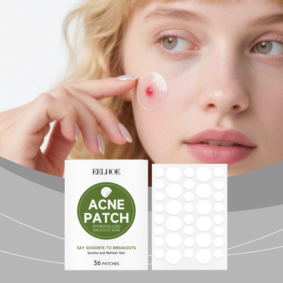 Patches Anti-Acné Apaisants – Soin Boutons & Imperfections Peau