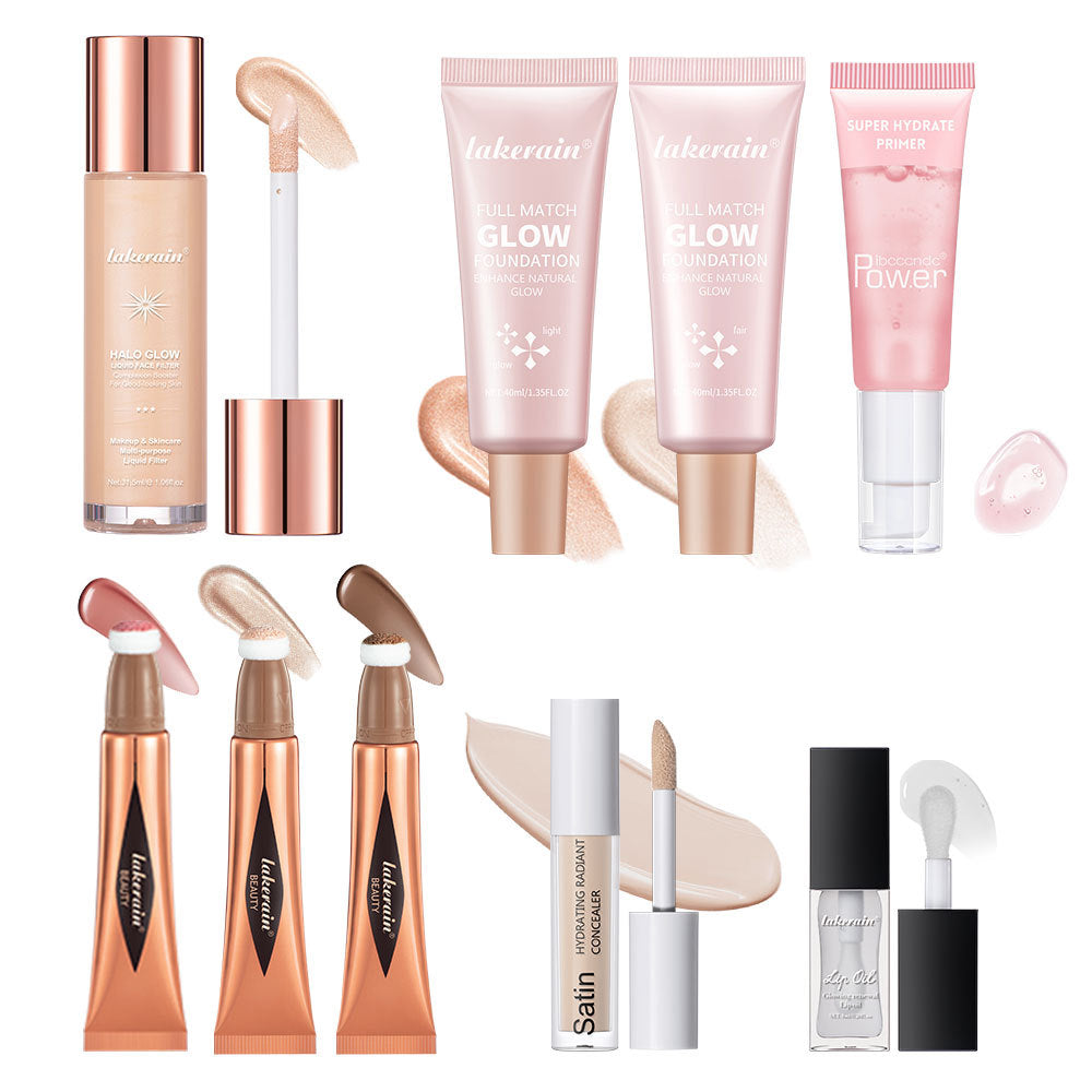 Kit Maquillage Visage Cosmétiques – Set Beauté Complet Teint Parfait