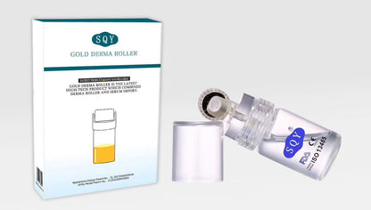 Rouleau Microneedling Or Automatique – Introducteur Beauté Anti-Âge